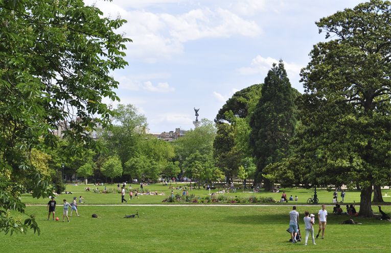 jardin public de bordeaux parc à l'anglaise
