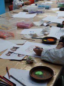 sortie enfants ateliers créatifs au capc art contemporain bordeaux